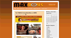 Desktop Screenshot of maxboys.com